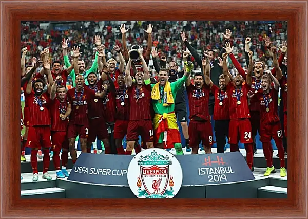 Картина в раме - Победа в суперкубке. Ливерпуль. Liverpool Картина в раме - Победа в суперкубке. Ливерпуль. Liverpool