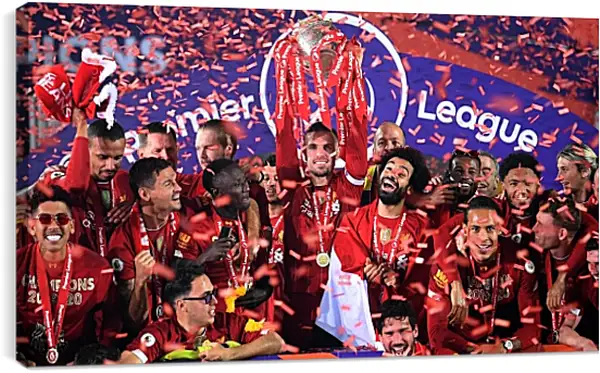 Постер на подрамнике - Победа в АПЛ. Ливерпуль. Liverpool Постер на подрамнике - Победа в АПЛ. Ливерпуль. Liverpool