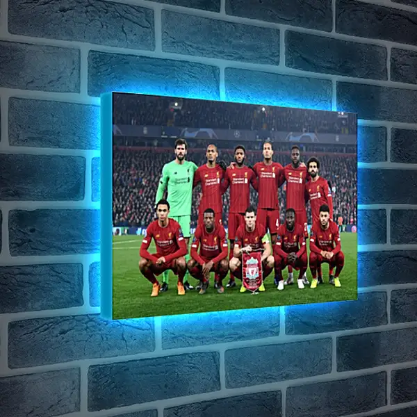 Лайтбокс световая панель - Фото перед матчем ФК Ливерпуль. FC Liverpool Лайтбокс световая панель - Фото перед матчем ФК Ливерпуль. FC Liverpool
