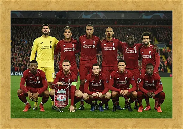 Картина в раме - Фото перед матчем ФК Ливерпуль. FC Liverpool Картина в раме - Фото перед матчем ФК Ливерпуль. FC Liverpool