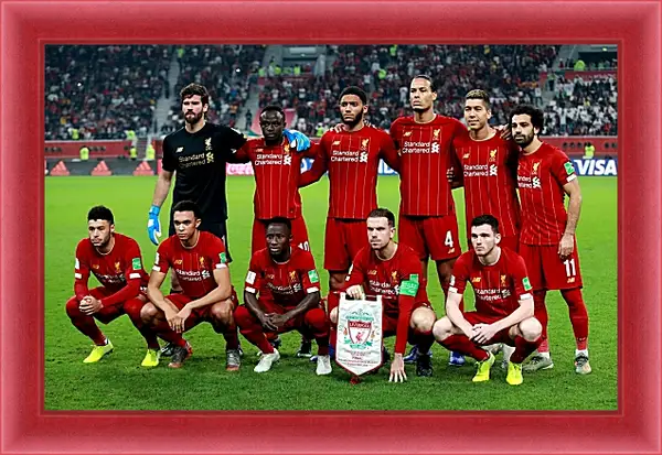 Картина в раме - Фото перед матчем ФК Ливерпуль. FC Liverpool Картина в раме - Фото перед матчем ФК Ливерпуль. FC Liverpool