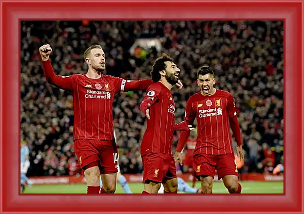 Картина в раме - Празднование гола. Ливерпуль. Liverpool Картина в раме - Празднование гола. Ливерпуль. Liverpool