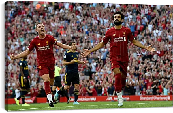 Постер на подрамнике - Празднование гола. Ливерпуль. Liverpool Постер на подрамнике - Празднование гола. Ливерпуль. Liverpool