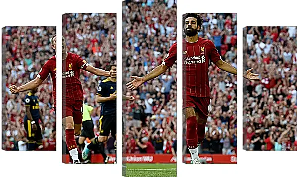 Модульная картина - Празднование гола. Ливерпуль. Liverpool Модульная картина - Празднование гола. Ливерпуль. Liverpool