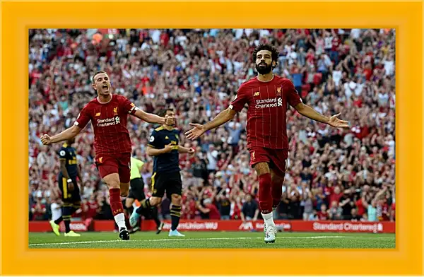 Картина в раме - Празднование гола. Ливерпуль. Liverpool Картина в раме - Празднование гола. Ливерпуль. Liverpool