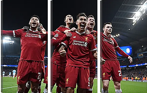 Модульная картина - Празднование гола. Ливерпуль. Liverpool Модульная картина - Празднование гола. Ливерпуль. Liverpool