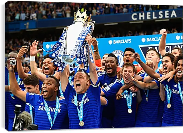 Постер на подрамнике - Победа в АПЛ. ФК Челси. FC Chelsea Постер на подрамнике - Победа в АПЛ. ФК Челси. FC Chelsea