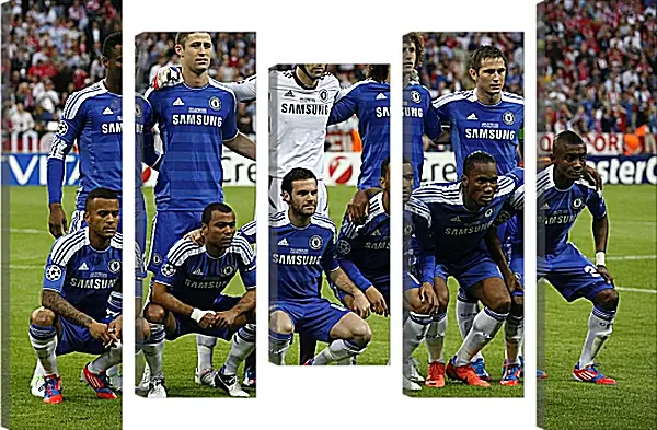 Модульная картина - Фото перед матчем ФК Челси. FC Chelsea Модульная картина - Фото перед матчем ФК Челси. FC Chelsea