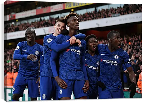 Постер на подрамнике - Празднование гола. ФК Челси. FC Chelsea Постер на подрамнике - Празднование гола. ФК Челси. FC Chelsea