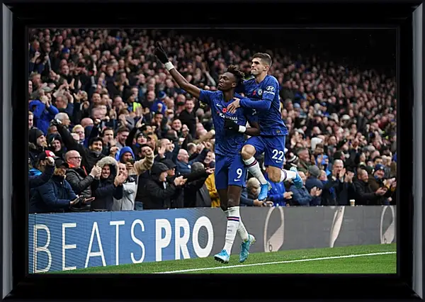 Картина в раме - Празднование гола. ФК Челси. FC Chelsea Картина в раме - Празднование гола. ФК Челси. FC Chelsea