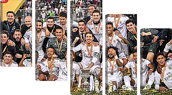 Модульная картина - Победа в суперкубке Испании. Реал Мадрид. Real Madrid Модульная картина - Победа в суперкубке Испании. Реал Мадрид. Real Madrid