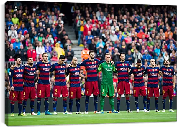 Постер на подрамнике - ФК Барселона. FC Barcelona Постер на подрамнике - ФК Барселона. FC Barcelona