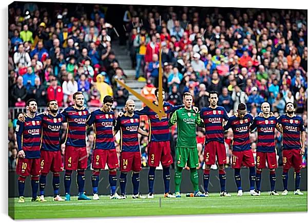Часы картина - ФК Барселона. FC Barcelona Часы картина - ФК Барселона. FC Barcelona
