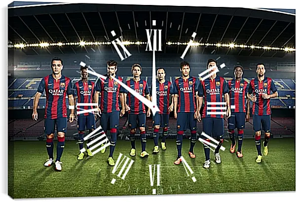 Часы картина - ФК Барселона. FC Barcelona Часы картина - ФК Барселона. FC Barcelona