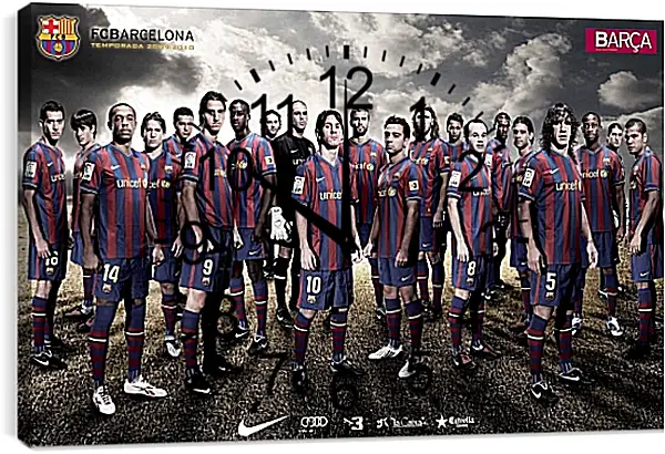 Часы картина - ФК Барселона. FC Barcelona Часы картина - ФК Барселона. FC Barcelona
