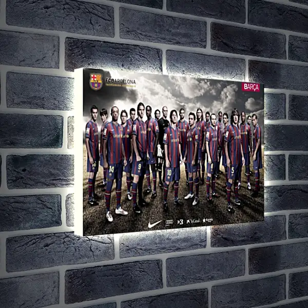 Лайтбокс световая панель - ФК Барселона. FC Barcelona Лайтбокс световая панель - ФК Барселона. FC Barcelona