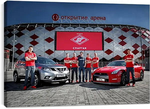 Постер на подрамнике - ФК Спартак Москва. FC Spartak Moscow Постер на подрамнике - ФК Спартак Москва. FC Spartak Moscow