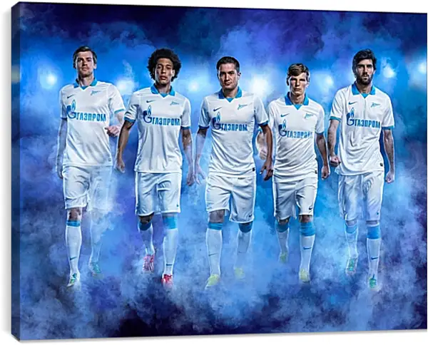Постер на подрамнике - ФК Зенит Санкт-Петербург. FC Zenit St. Petersburg Постер на подрамнике - ФК Зенит Санкт-Петербург. FC Zenit St. Petersburg