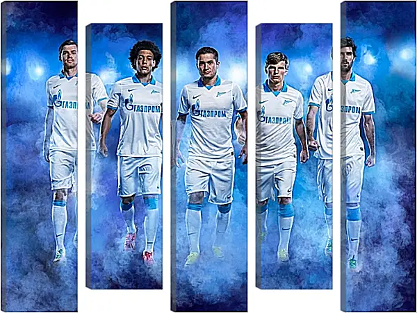 Модульная картина - ФК Зенит Санкт-Петербург. FC Zenit St. Petersburg Модульная картина - ФК Зенит Санкт-Петербург. FC Zenit St. Petersburg