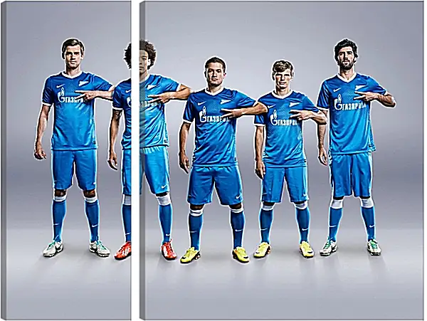 Модульная картина - ФК Зенит Санкт-Петербург. FC Zenit St. Petersburg Модульная картина - ФК Зенит Санкт-Петербург. FC Zenit St. Petersburg