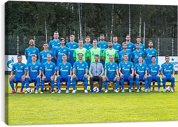 Постер на подрамнике - ФК Зенит Санкт-Петербург. FC Zenit St. Petersburg Постер на подрамнике - ФК Зенит Санкт-Петербург. FC Zenit St. Petersburg