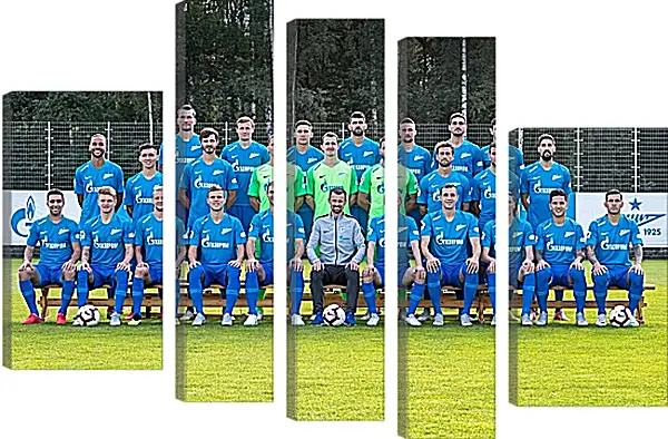 Модульная картина - ФК Зенит Санкт-Петербург. FC Zenit St. Petersburg Модульная картина - ФК Зенит Санкт-Петербург. FC Zenit St. Petersburg