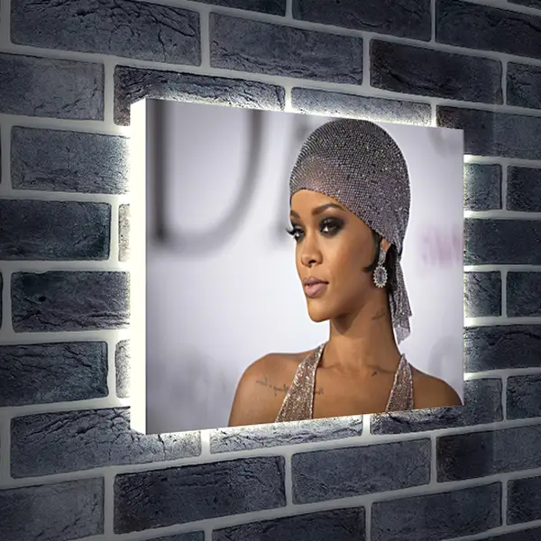 Лайтбокс световая панель - Рианна. Rihanna Лайтбокс световая панель - Рианна. Rihanna