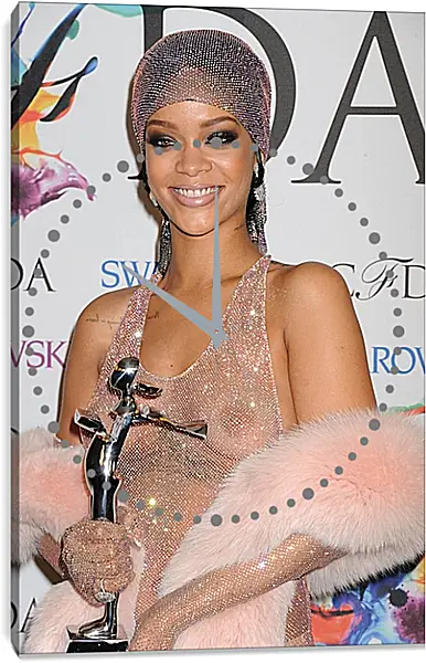 Часы картина - Рианна. Rihanna Часы картина - Рианна. Rihanna