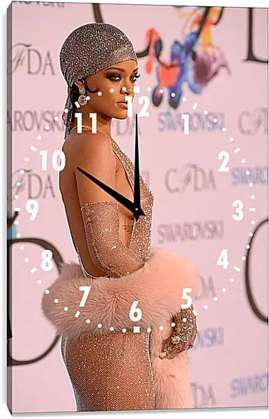 Часы картина - Рианна. Rihanna Часы картина - Рианна. Rihanna