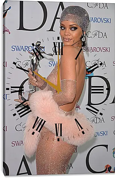 Часы картина - Рианна. Rihanna Часы картина - Рианна. Rihanna