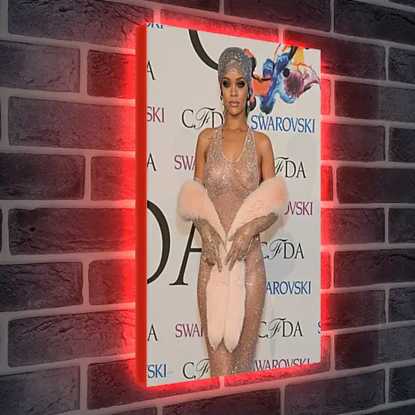 Лайтбокс световая панель - Рианна. Rihanna Лайтбокс световая панель - Рианна. Rihanna