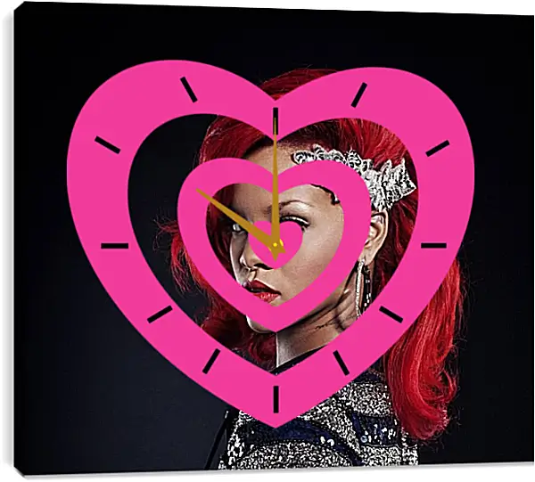 Часы картина - Рианна. Rihanna Часы картина - Рианна. Rihanna