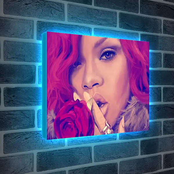 Лайтбокс световая панель - Рианна. Rihanna Лайтбокс световая панель - Рианна. Rihanna