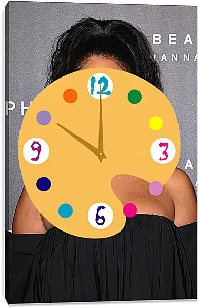 Часы картина - Рианна. Rihanna Часы картина - Рианна. Rihanna