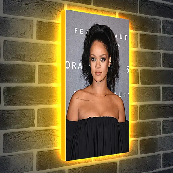 Лайтбокс световая панель - Рианна. Rihanna Лайтбокс световая панель - Рианна. Rihanna