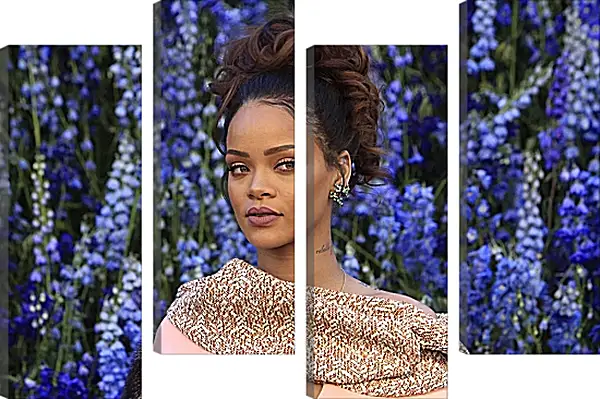 Модульная картина - Рианна. Rihanna Модульная картина - Рианна. Rihanna