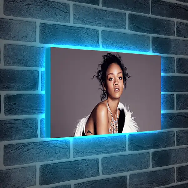 Лайтбокс световая панель - Рианна. Rihanna Лайтбокс световая панель - Рианна. Rihanna