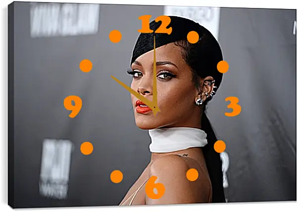 Часы картина - Рианна. Rihanna Часы картина - Рианна. Rihanna
