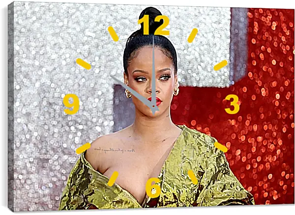 Часы картина - Рианна. Rihanna Часы картина - Рианна. Rihanna