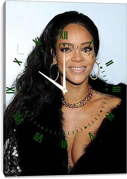 Часы картина - Рианна. Rihanna Часы картина - Рианна. Rihanna