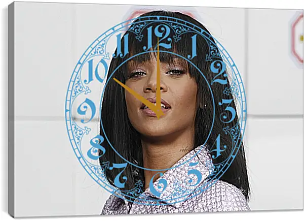 Часы картина - Рианна. Rihanna Часы картина - Рианна. Rihanna