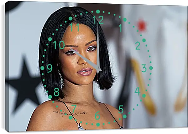 Часы картина - Рианна. Rihanna Часы картина - Рианна. Rihanna