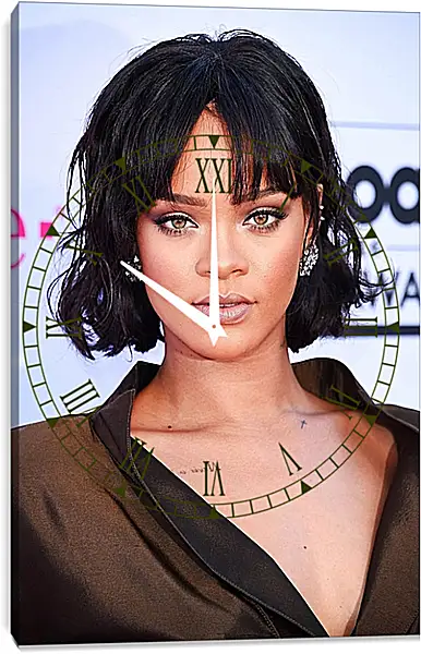 Часы картина - Рианна. Rihanna Часы картина - Рианна. Rihanna