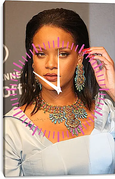 Часы картина - Рианна. Rihanna Часы картина - Рианна. Rihanna