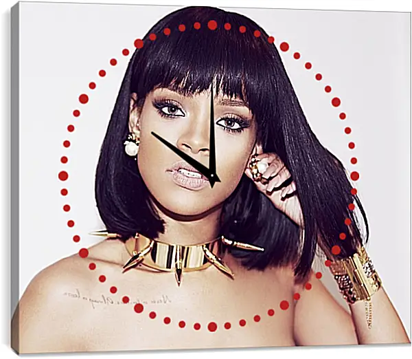 Часы картина - Рианна. Rihanna Часы картина - Рианна. Rihanna
