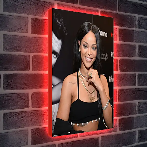 Лайтбокс световая панель - Рианна. Rihanna Лайтбокс световая панель - Рианна. Rihanna