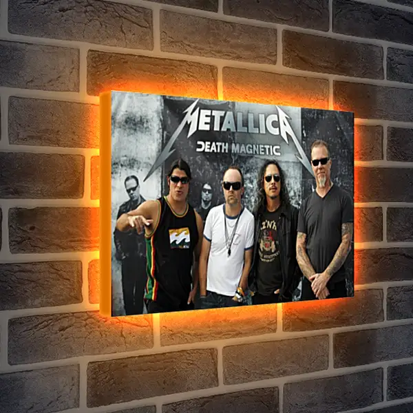 Лайтбокс световая панель - Металлика. Metallica Лайтбокс световая панель - Металлика. Metallica