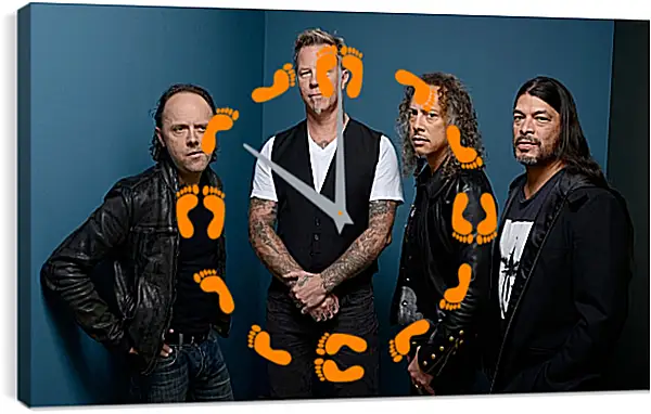 Часы картина - Металлика. Metallica Часы картина - Металлика. Metallica