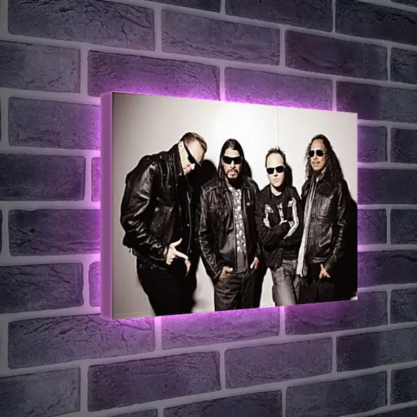Лайтбокс световая панель - Металлика. Metallica Лайтбокс световая панель - Металлика. Metallica