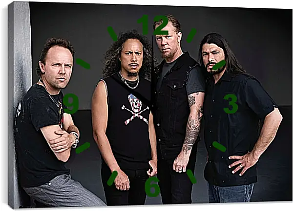 Часы картина - Металлика. Metallica Часы картина - Металлика. Metallica